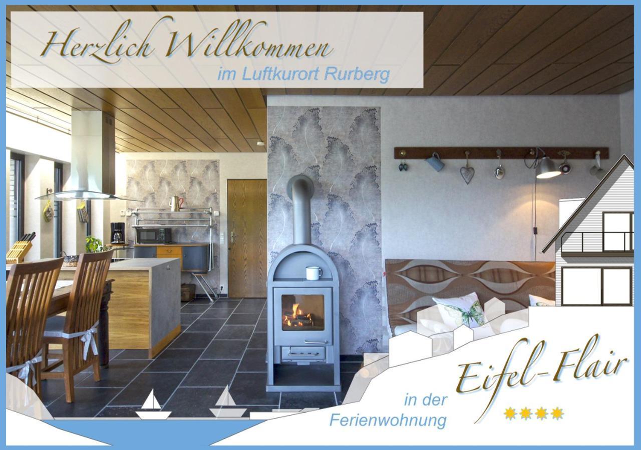 Ferienwohnung Eifel-Flair Geraeumig-Stilvoll-Ruhige Lage Am Rursee Und Nationalpark Eifel Rurberg Exteriör bild